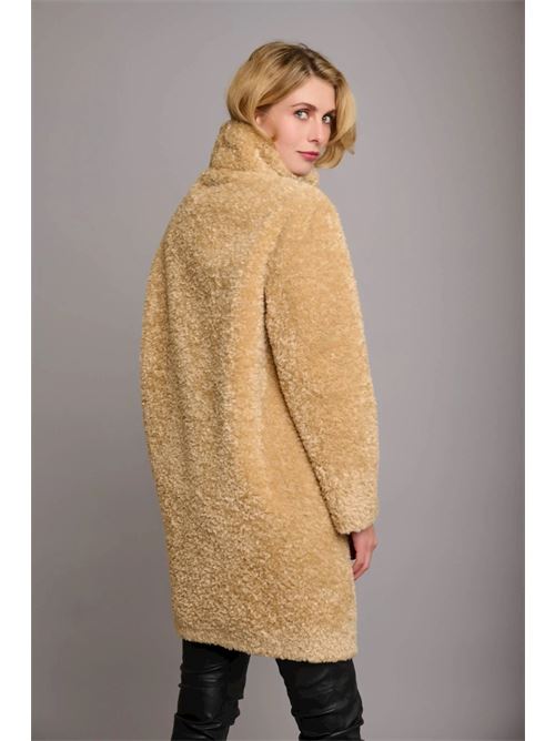 marlis cappotto in pelliccia sintetica riccia doppiopetto RINO & PELLE | MARLIS.7002310COOKIE